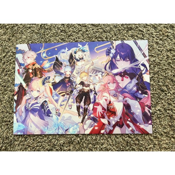 COPY - Genshin Impact Anime 8 Piece Poster Set - Picture 8 of 8